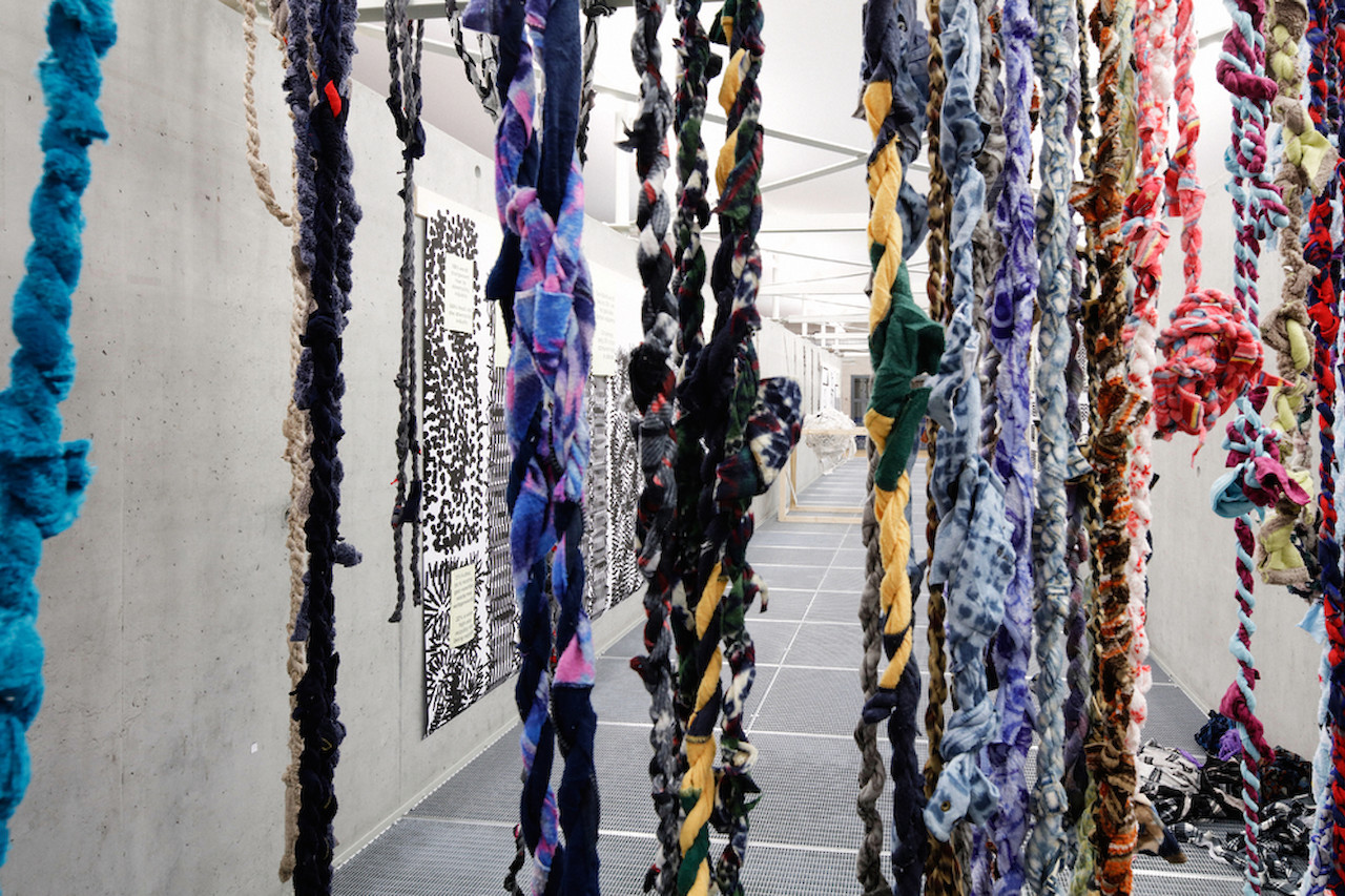 Johannes Schwartz, Twined Fleece Strips